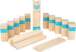 Gra Wiking Kubb dla Dzieci Drewniana XXL