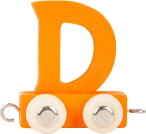 Wagon drewniany z literką D